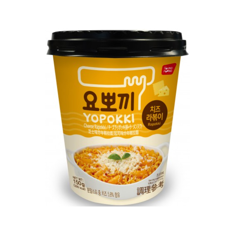 YOUNGPOONG Yopokki Cheese Rapokki Cup 145g x 16