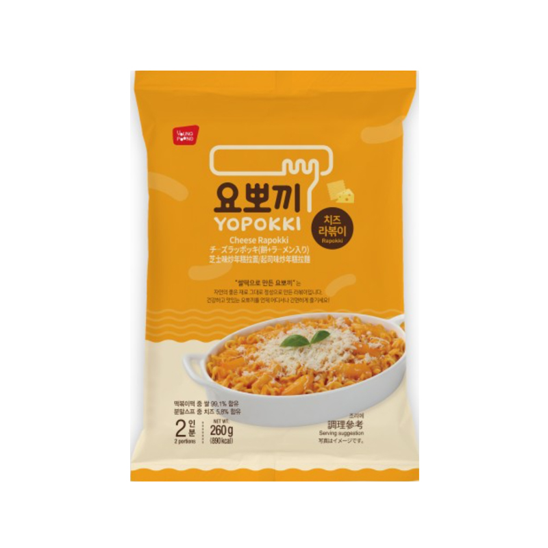 YOUNGPOONG Yopokki Cheese Rapokki Pack 260g x 20