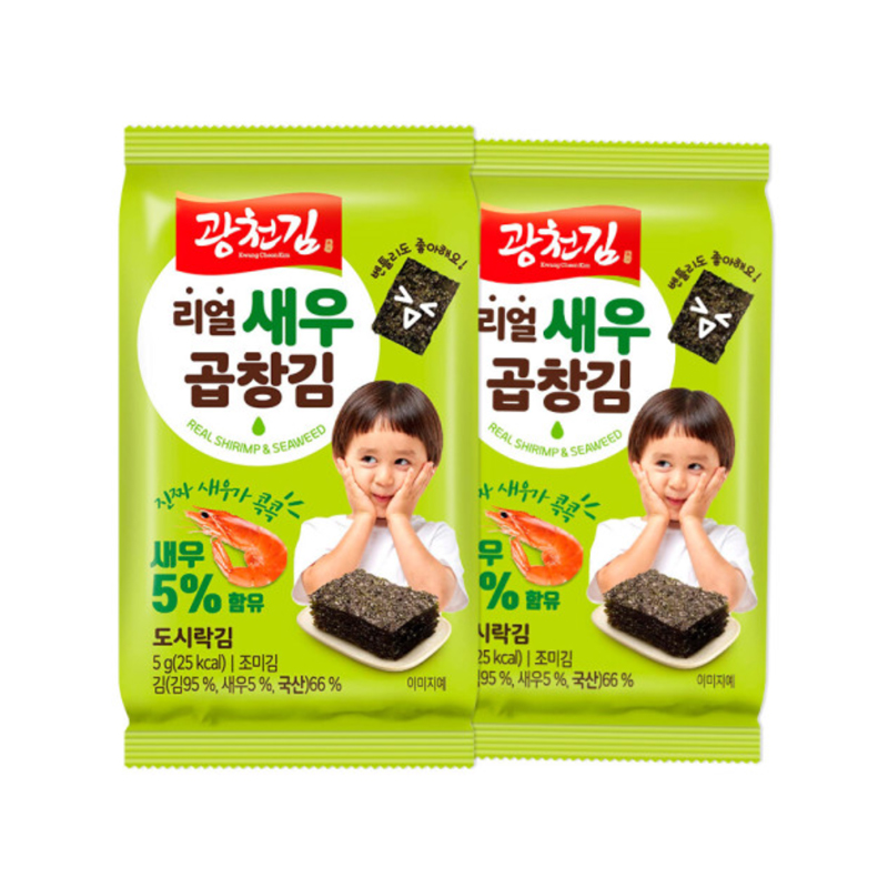 KWANGCHEONKIM Bentley Seasoned Jarae Seaweed mini 2g x 10p x 24