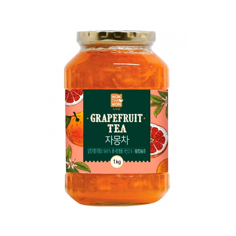 NOKCHAWON Honey Grapefruit Tea HALAL 1000g x 12