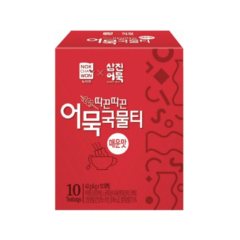 NOKCHAWON Spicy Eomuk Soup Tea 4g x 10p x 12