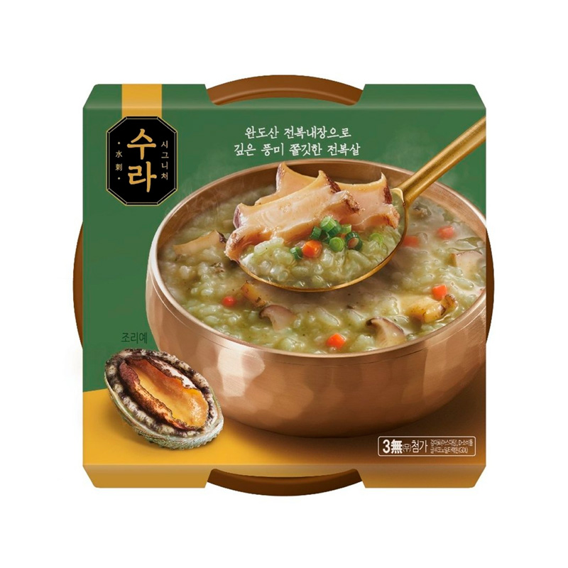 DONGWON Yangban Sura Abalone Porridge Container 287.5g x 18