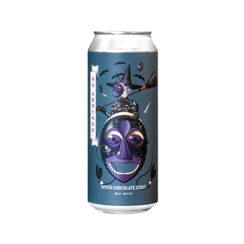 PLAYGROUNDBREWERY Witch Chocolate Stout Beer Alc. 5.7% (R) 500ml x 24