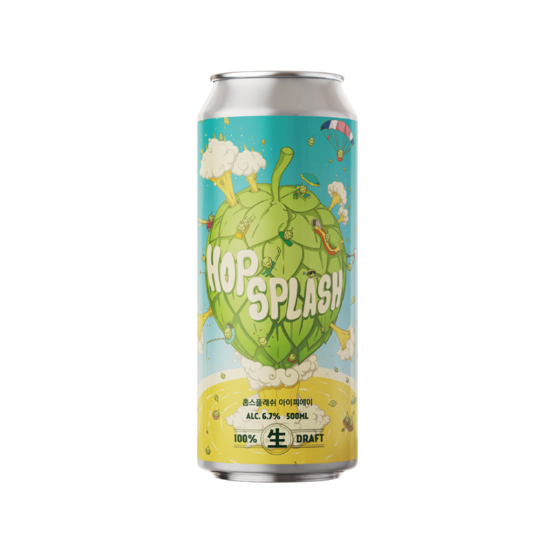 PLAYGROUNDBREWERY Hopsplash IPA Ale Beer Alc. 6.7% (R) 500ml x 24