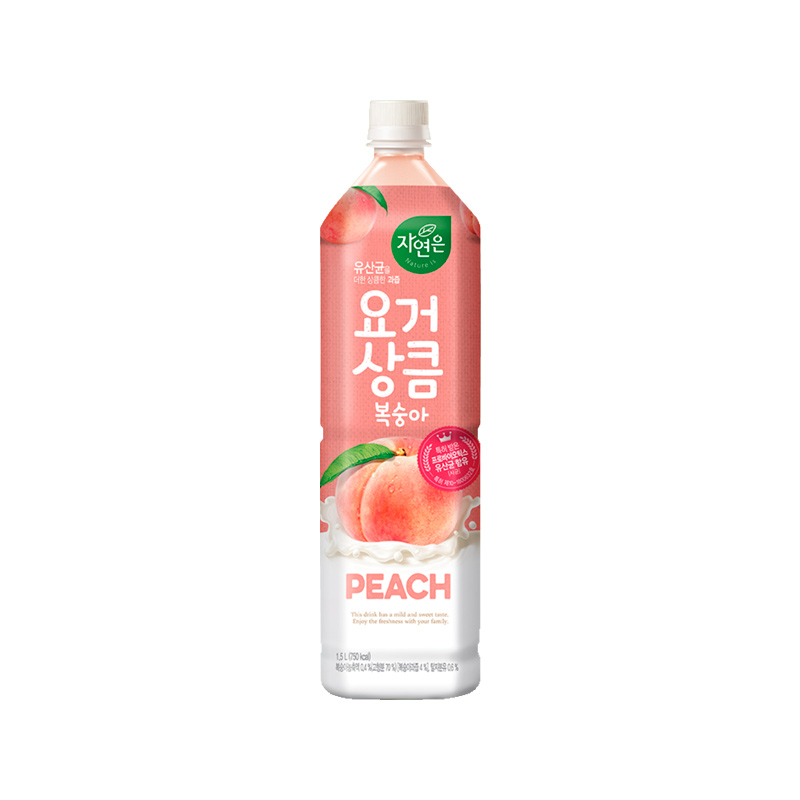 WOONGJIN Nature's Yogur Peach (E) 1500ml x 12