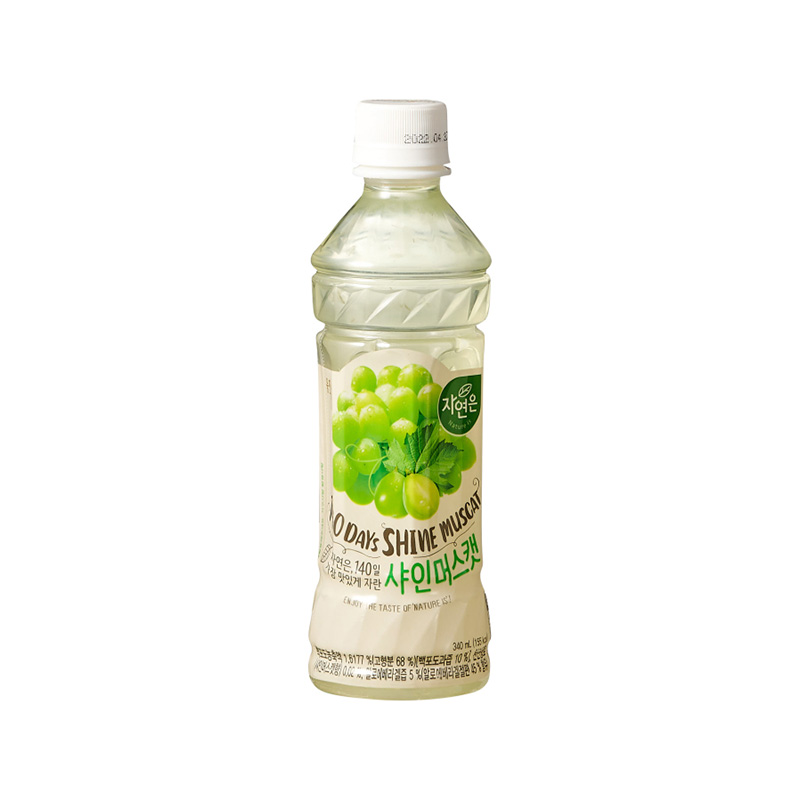 WOONGJIN Nature's Shine Muscat PET (E) 340ml x 24