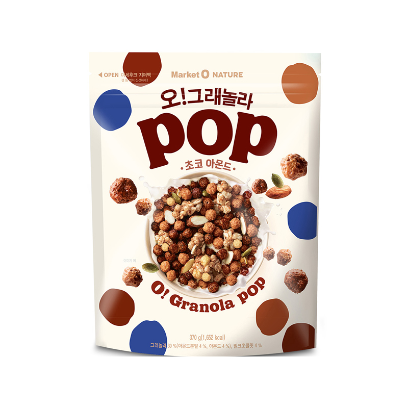 ORION Oh! Granola Pop Chocolate Almond 370g x 8