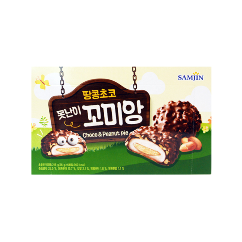 SAMJIN Komiang Choco&Peanut Pie 216g x 12