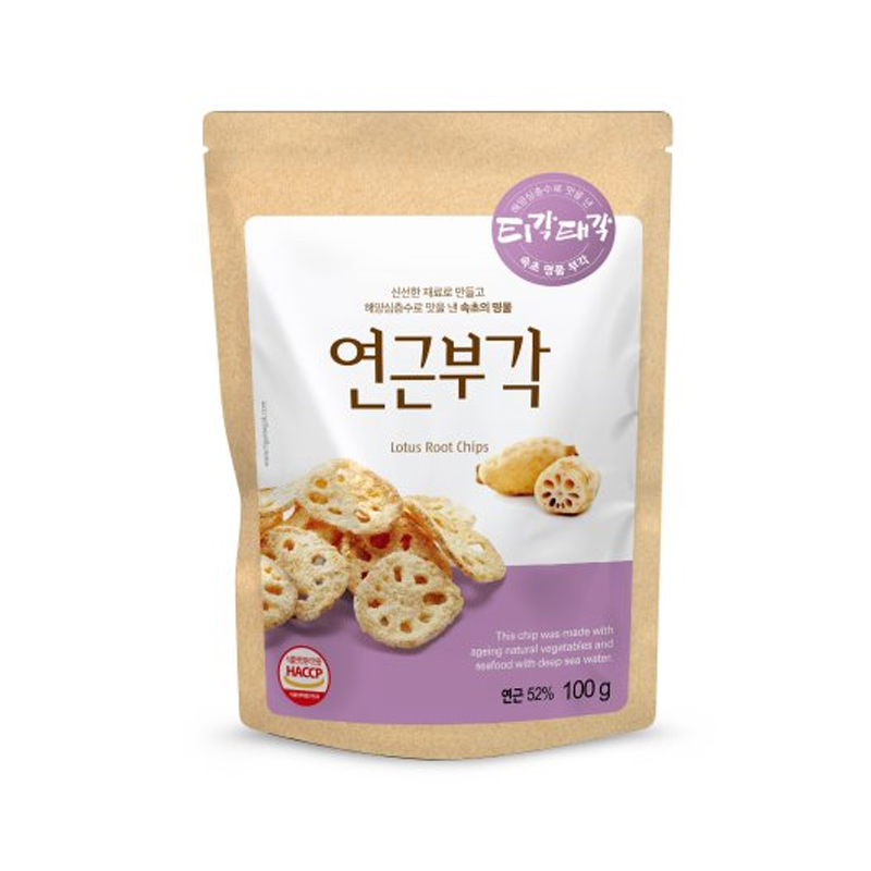 TEEGAK TAEGAK Lotus Root Crisps 100g x 40