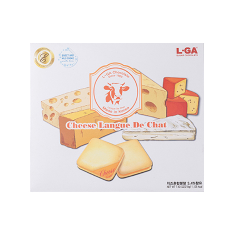 L-GA Cheese Langue De Chat 216g x 20