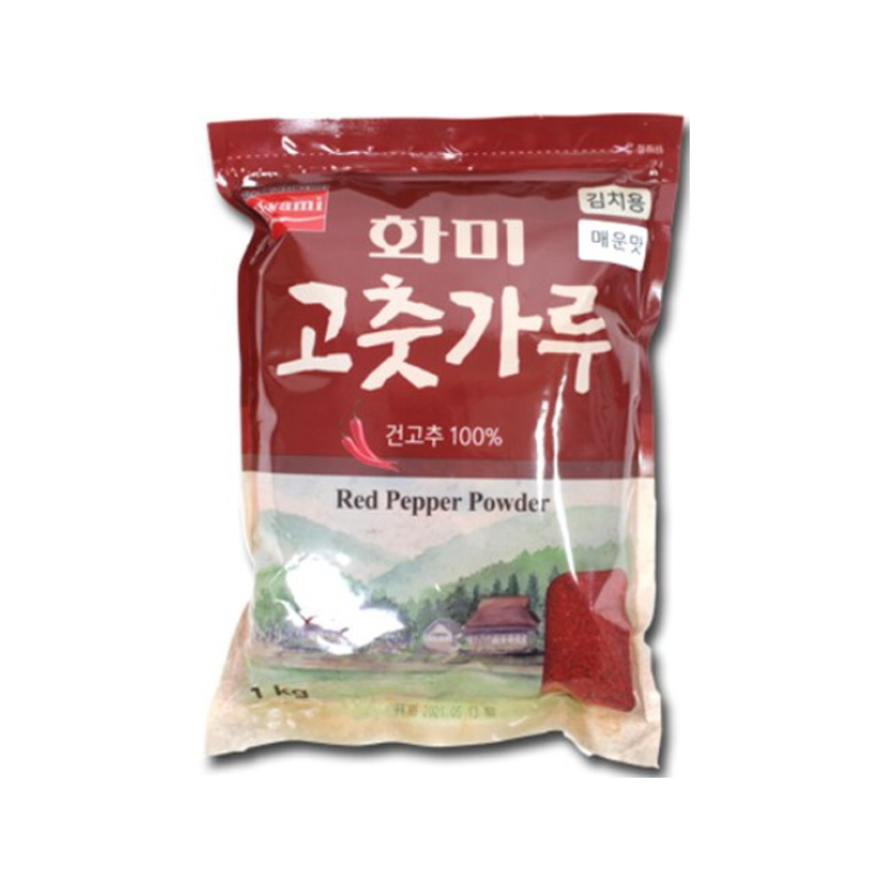 HWAMI Red Pepper Powder Spicy for Kimchi Made in China 1000g x 10