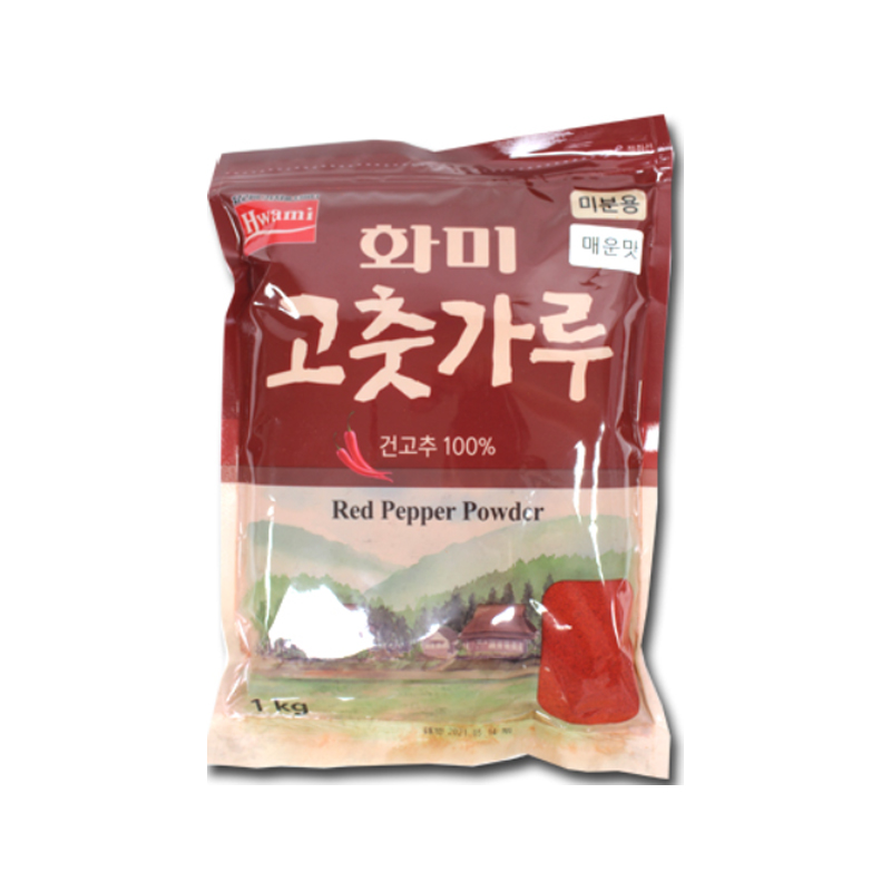 HWAMI Red Pepper Powder Flour Type Spicy Made in China 1000g x 10