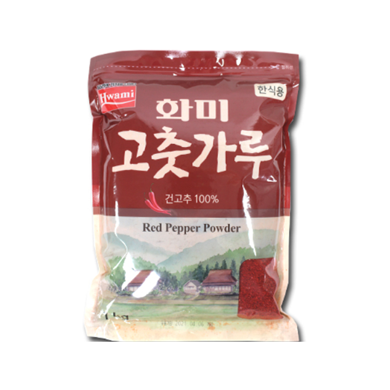 HWAMI Red Pepper Powder for Korean Food Made in China 1000g x 20