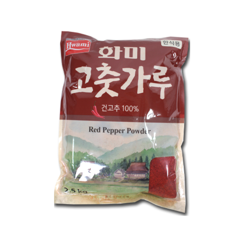 HWAMI Red Pepper Powder for Korean Food Made in China 2500g x 8