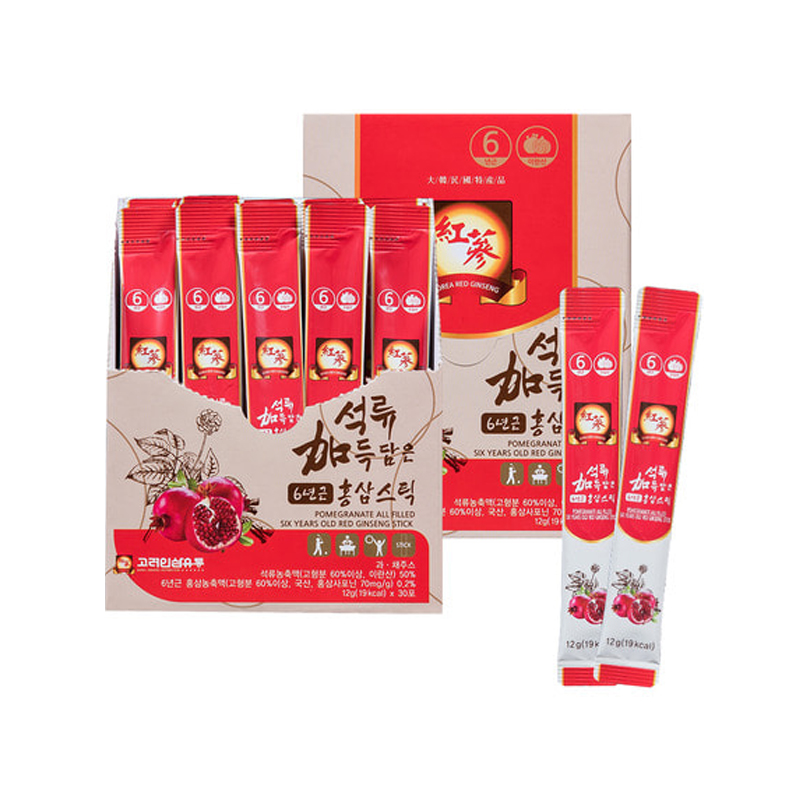 KOREANGINSENG Pomegranate Red Ginseng Stick 12g x 30p x 20