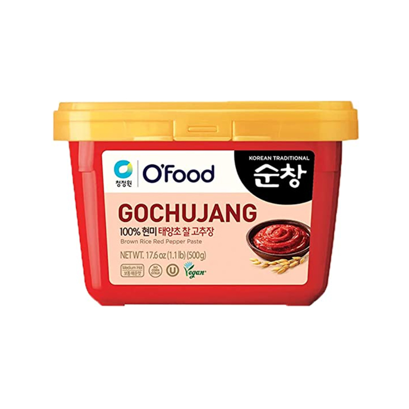 CHUNGJUNGWON O Food Brown Rice Square Pepper Paste for Global use (E) 500g x 20