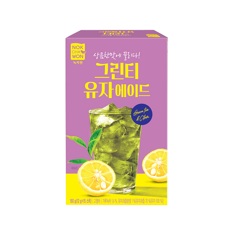 NOKCHAWON Green Tea&Citron Ade 12g x 15p x 12