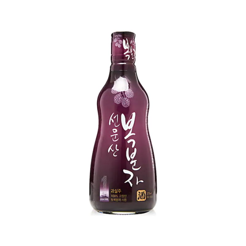 SEONUNSAN Bokbunja Wine Alc. 16% 375ml x 12