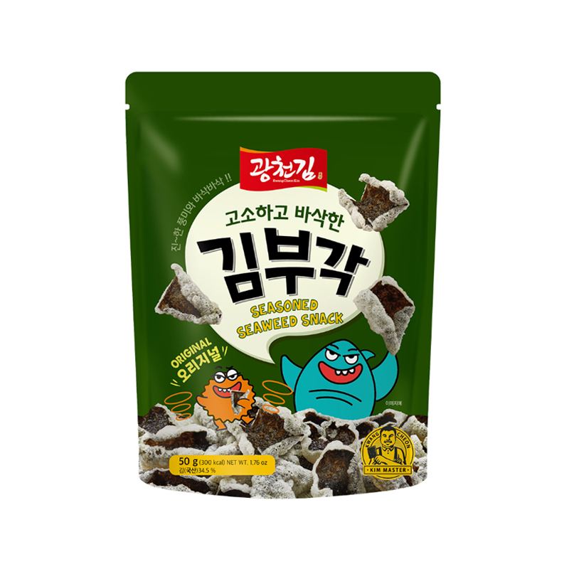 KWANGCHEONKIM Original Seaweed Crisps 50g x 20