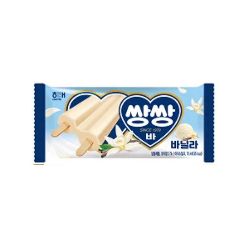 HAITAI Twin Vanilla Ice Cream Bar (F) 75ml x 40