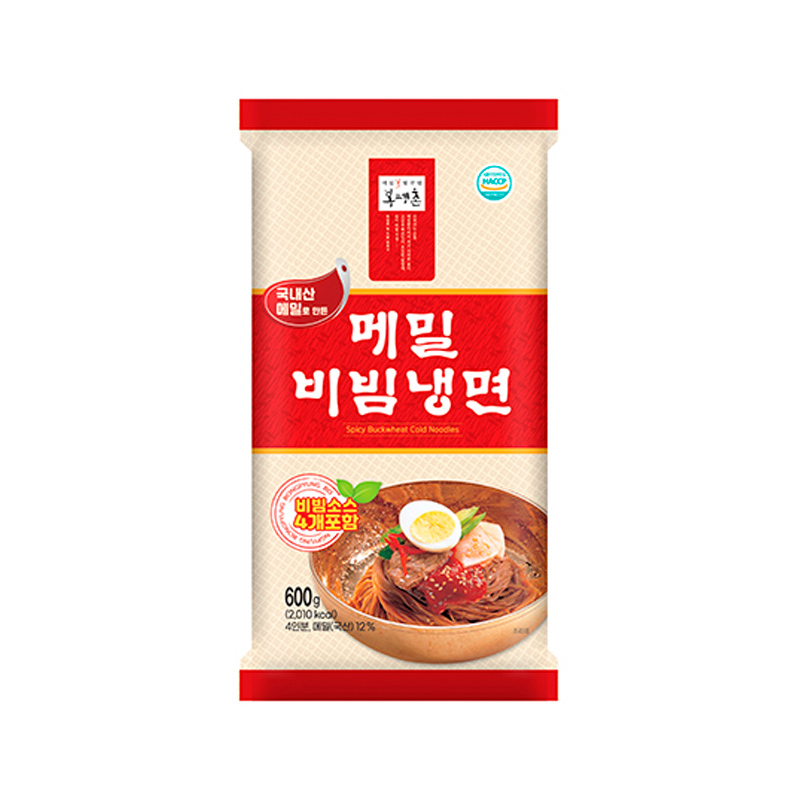 BONGPYUNG Spicy Buckwheat Cold Noodles 600g x 10