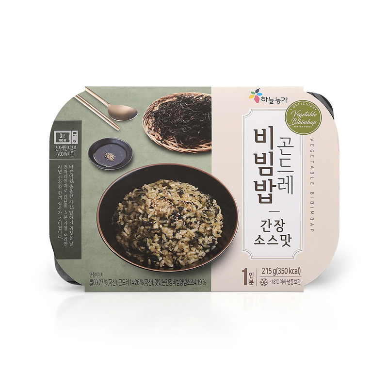 SKYFARM Frozen Wild Vegetable Bibimbap with Soy Sauce (F) 215g x 12