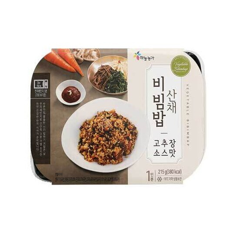 SKYFARM Frozen Wild Vegetable Bibimbap with Gochujang Sauce (F) 215g x 12