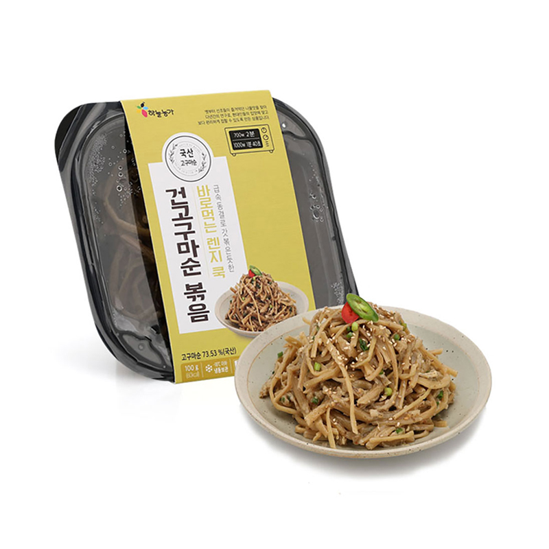 SKYFARM Frozen Seasoned & Stir-fried Sweet Potato Stem (F) 100g x 24