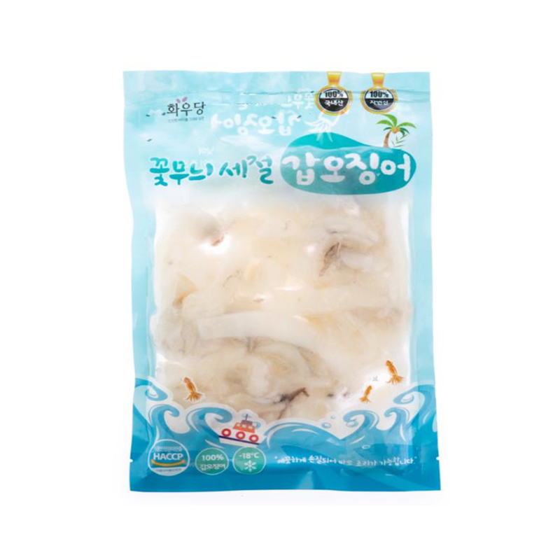 HWAWOODANG Flower Pattern Finely Cut Cuttlefish (F) 400g x 20