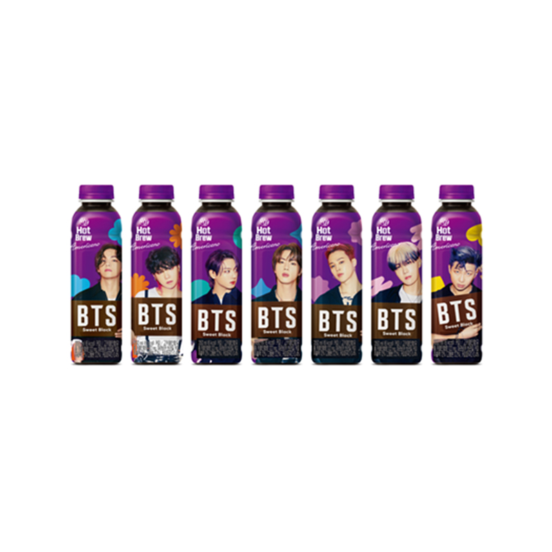 HY BTS Hot Brew Sweet Americano Black Group 350ml x 20