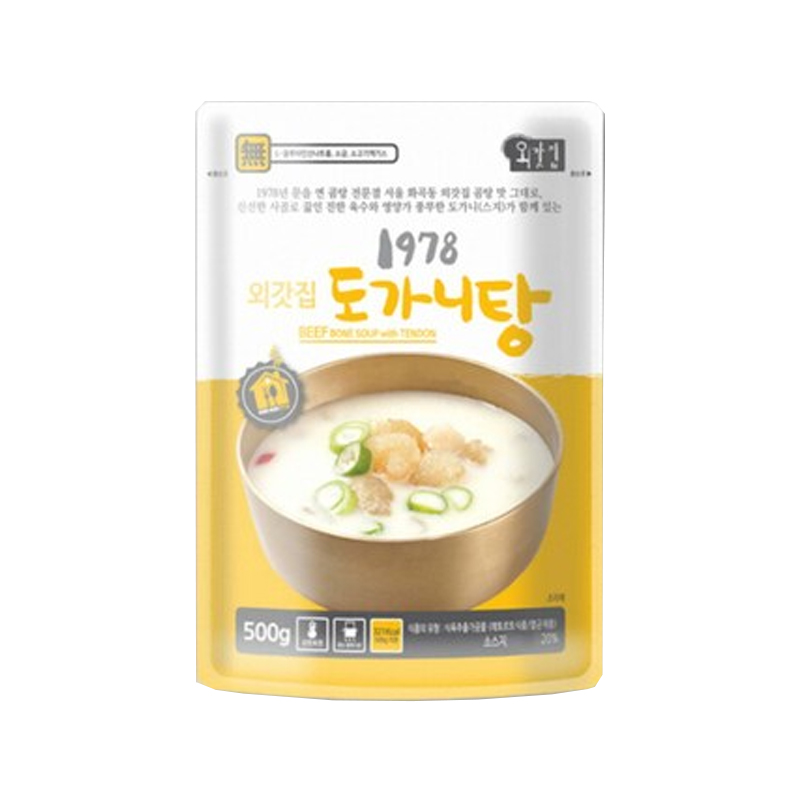 WAEGOTZIP 1978 Beef Bone Soup With Beef 500g x 10