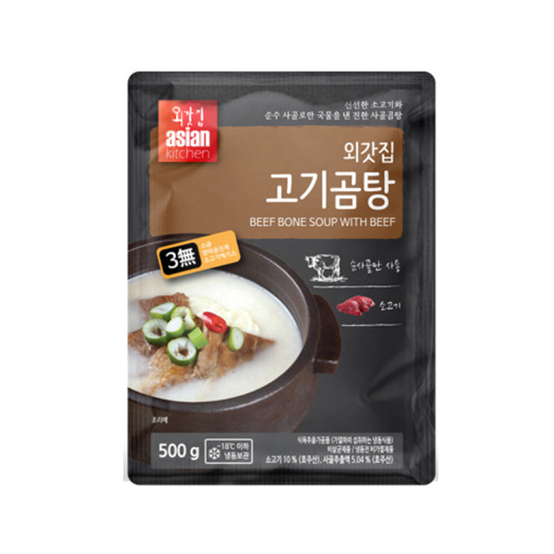 WAEGOTZIP Beef Bone Soup With Beef (F) 500g x 24