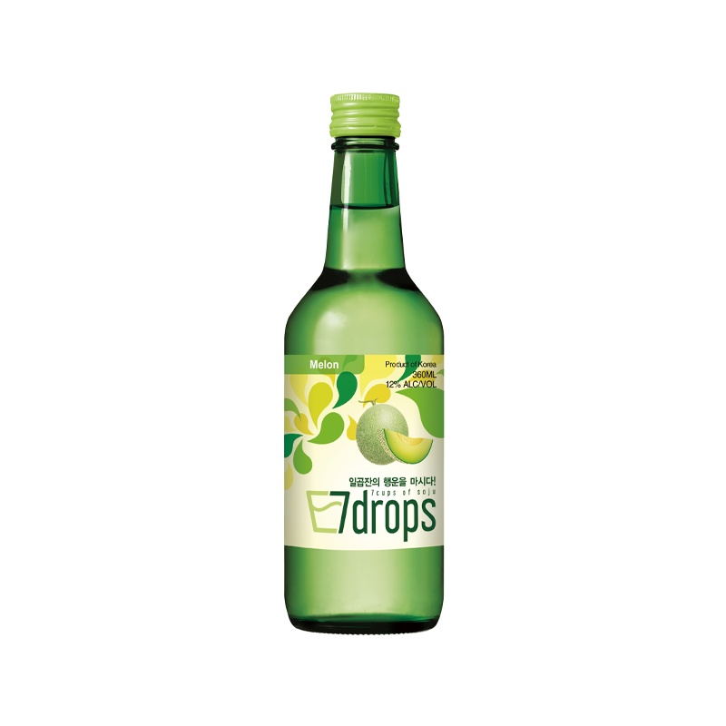 7DROPS Soju Melon Alc. 12% 360ml x 20