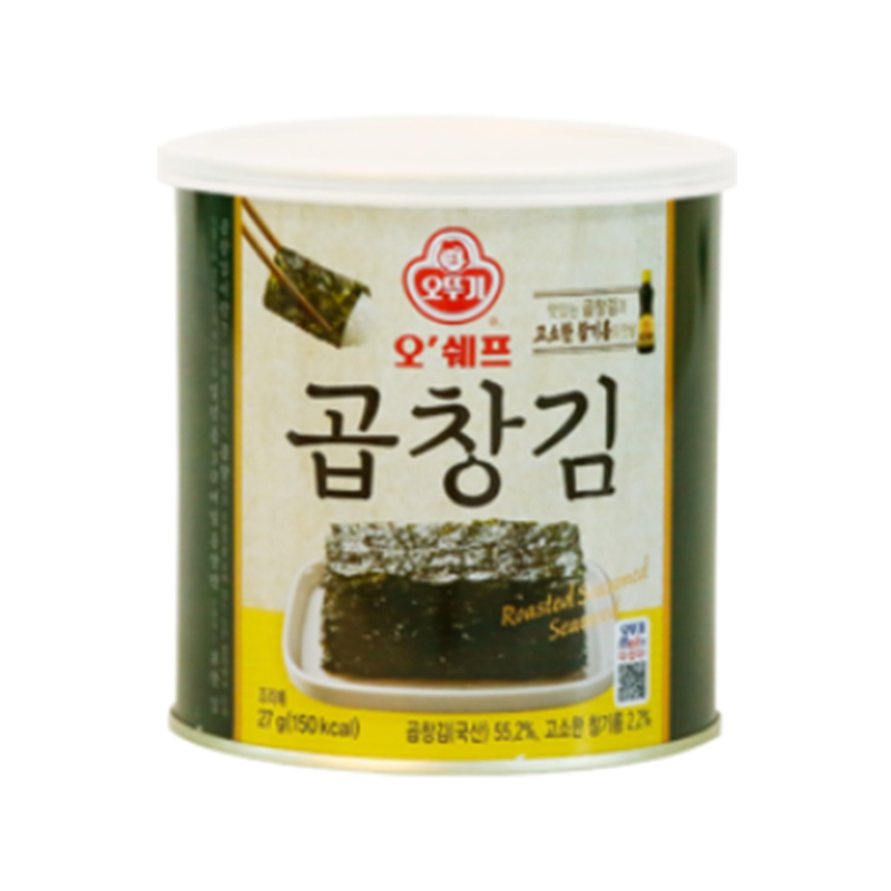 OTTOGI Chef Oh Roasted Laver Can 27g x 30