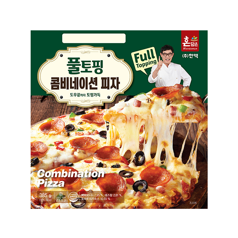 HANMAC Hondamun Full Topping Combination Pizza (F) 385g x 10