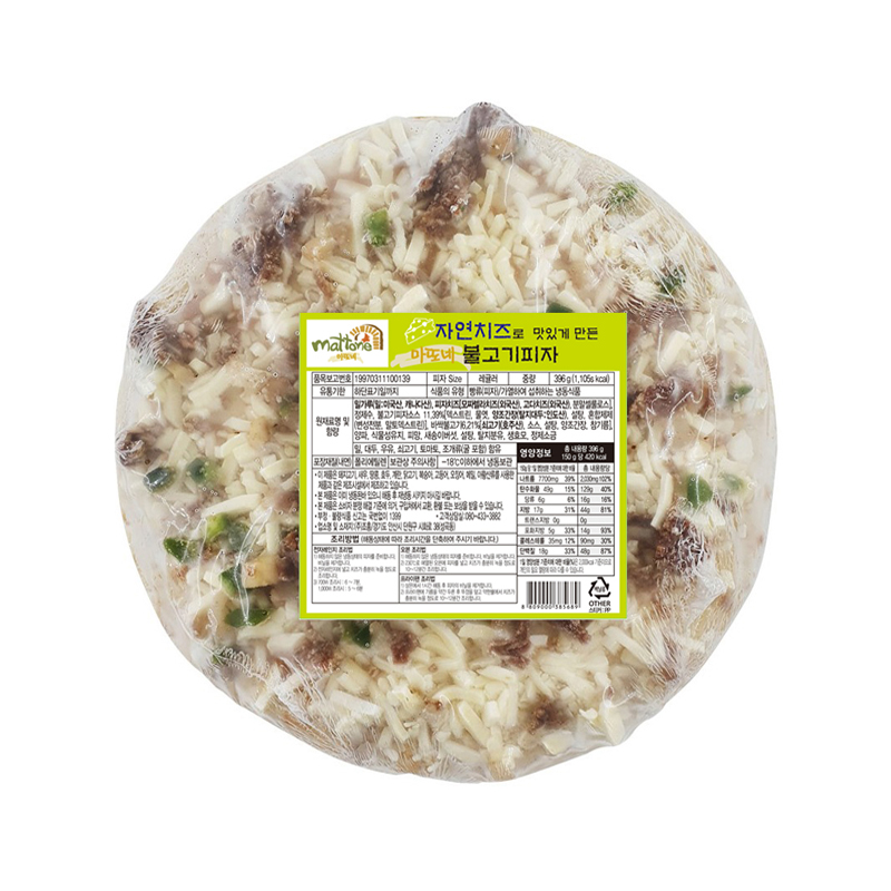 MATTONE Bulgogi  Pizza (F) 396g x 10