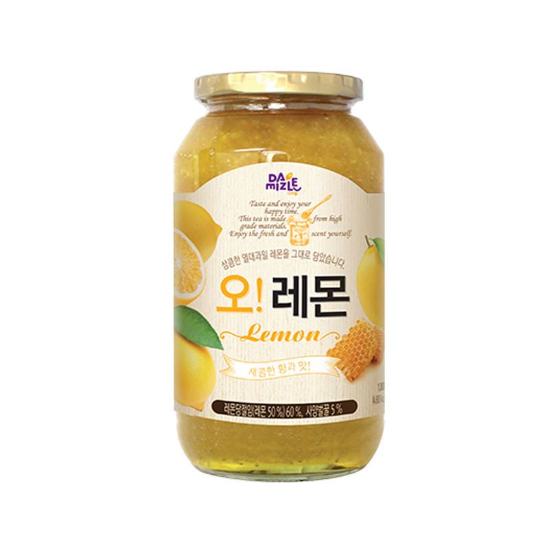 DAMIZLE Lemon Tea Bottle 1000g x 12