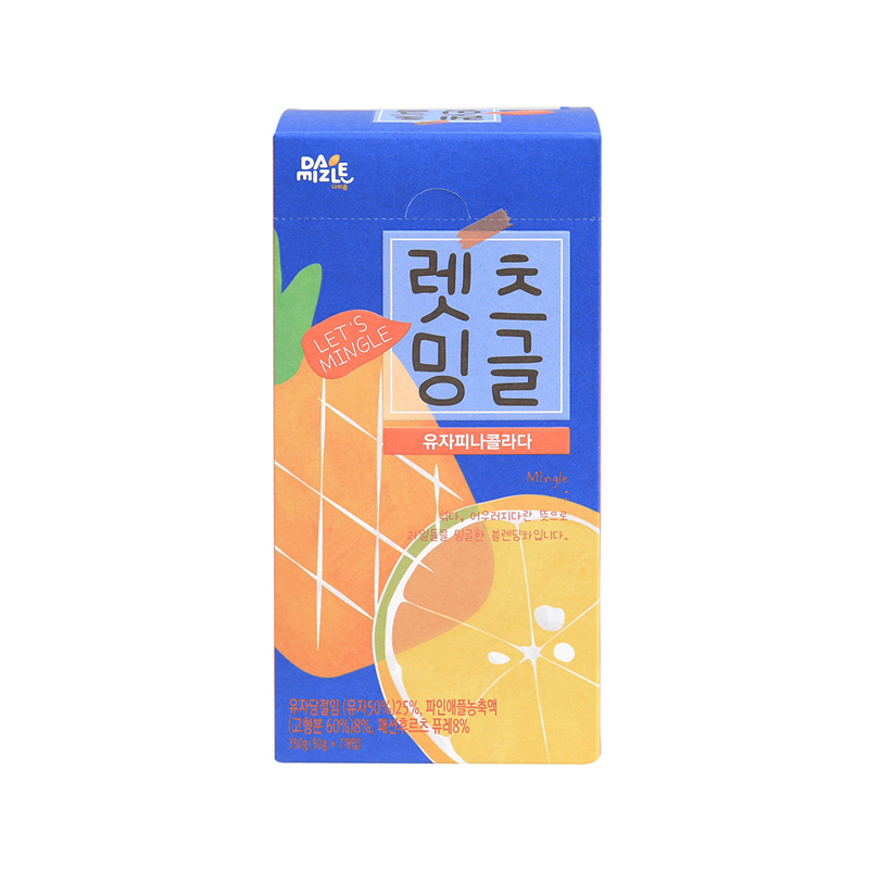 DAMIZLE Citron Pina Colada Tea Stick Liquid Sachet 50g x 7p x 20