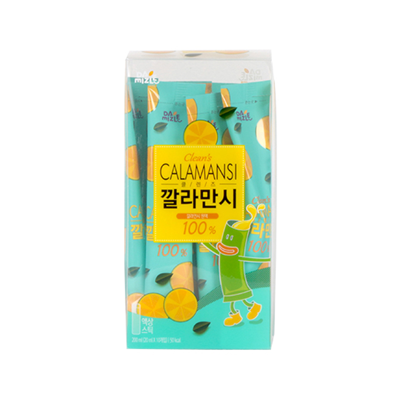 DAMIZLE Clean's Calamansi Tea Stick Liquid Sachet 20ml x 10p x 20