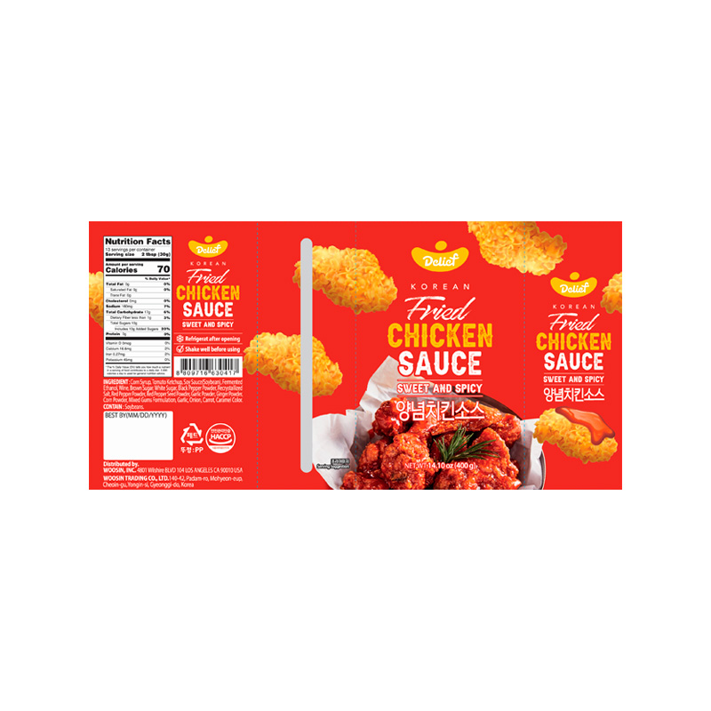 DELIEF Chicken Flavor Sauce Sweet and Spicy 400g x 25