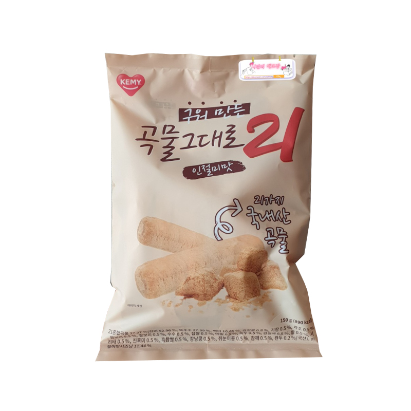 KEMY Korean 21 Grains Stick Injeolmi 150g x 20