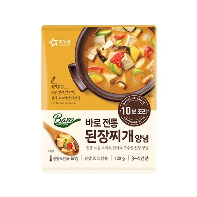 OURHOME Soybean Paste Stew Sauce (R) 120g x 12