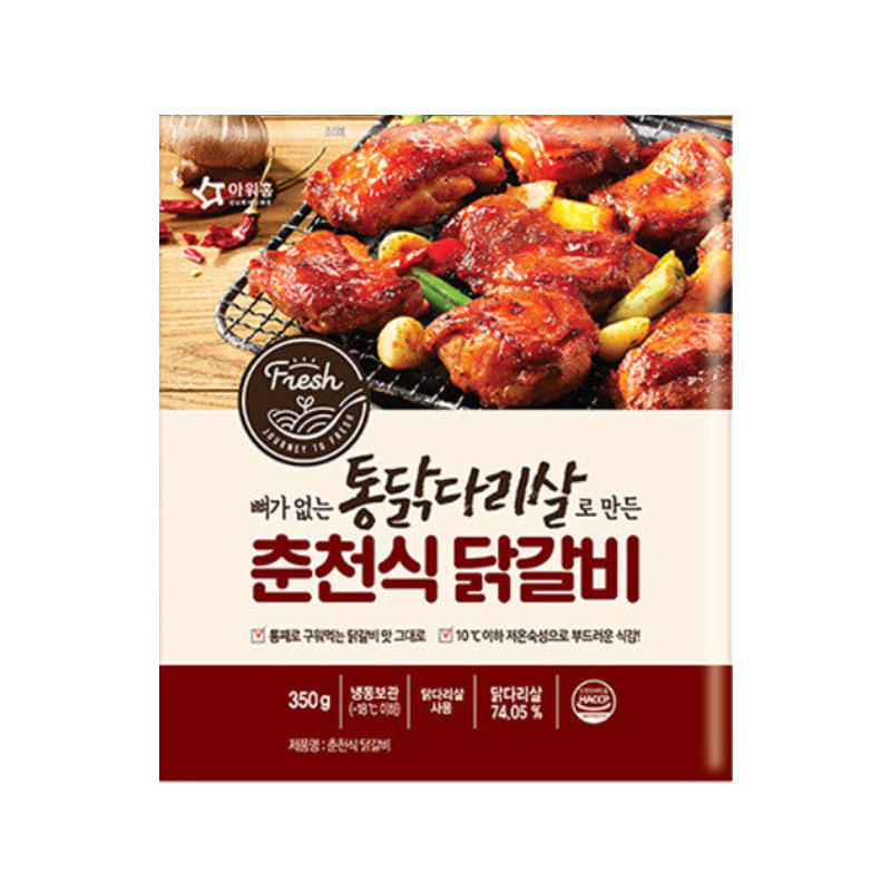 OURHOME Chuncheon Style Seasoned Chicken Ribs (F) 350g x 10