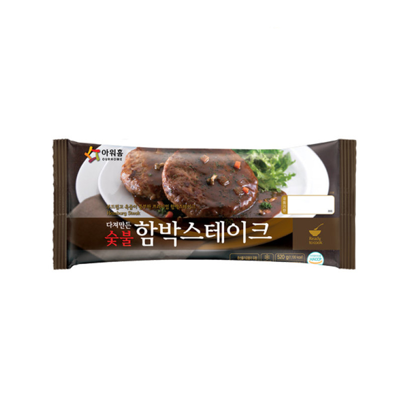 OURHOME Barbeque Hamburg Steak (F) 130g x 4p x 12