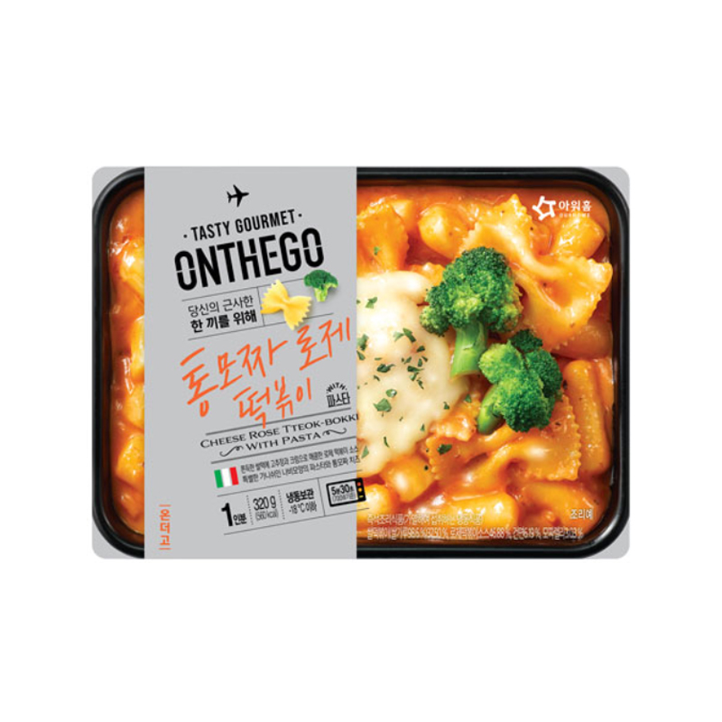 OURHOME Onthego Whole Mozza Rosé Tteokbokki & Pasta (F) 320g x 12