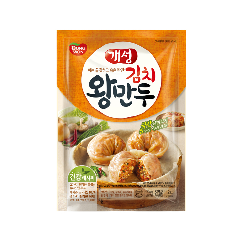 DONGWON New Kaesong Kimchi King Dumplings (F) 1200g x 8