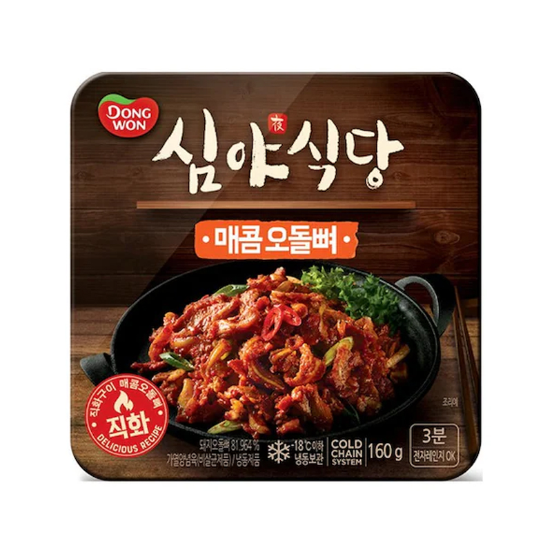 DONGWON Late Night Restaurant Spicy Odol Bone (F) 160g x 24