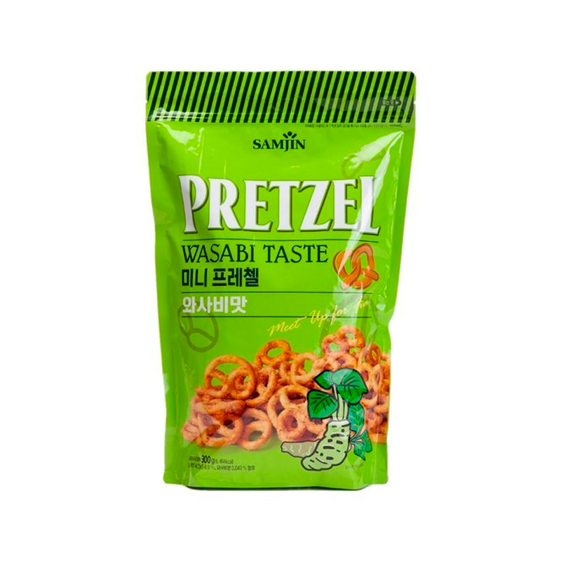 SAMJIN Pretzel Wasabi Taste 300g x 16