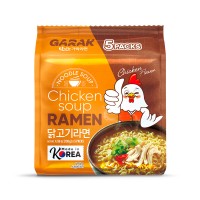 GARAK Chicken Flavor Soup Ramen 130g x 5p x 8