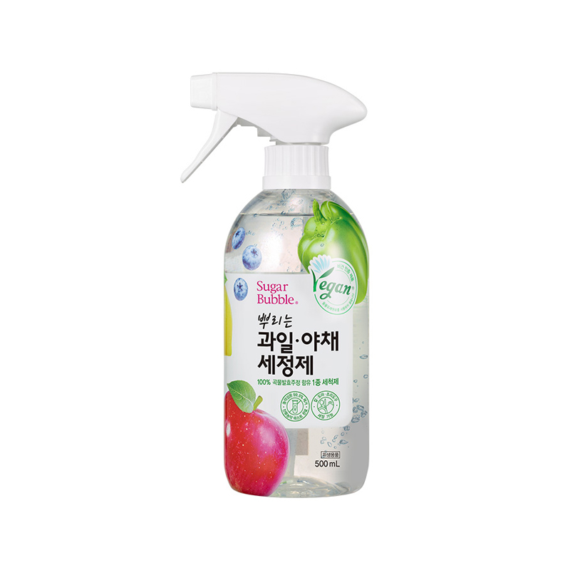 SUGAR BUBBLE Sprinkle Fruit Vegetable Vegan Cleanser (V) 500ml x 12